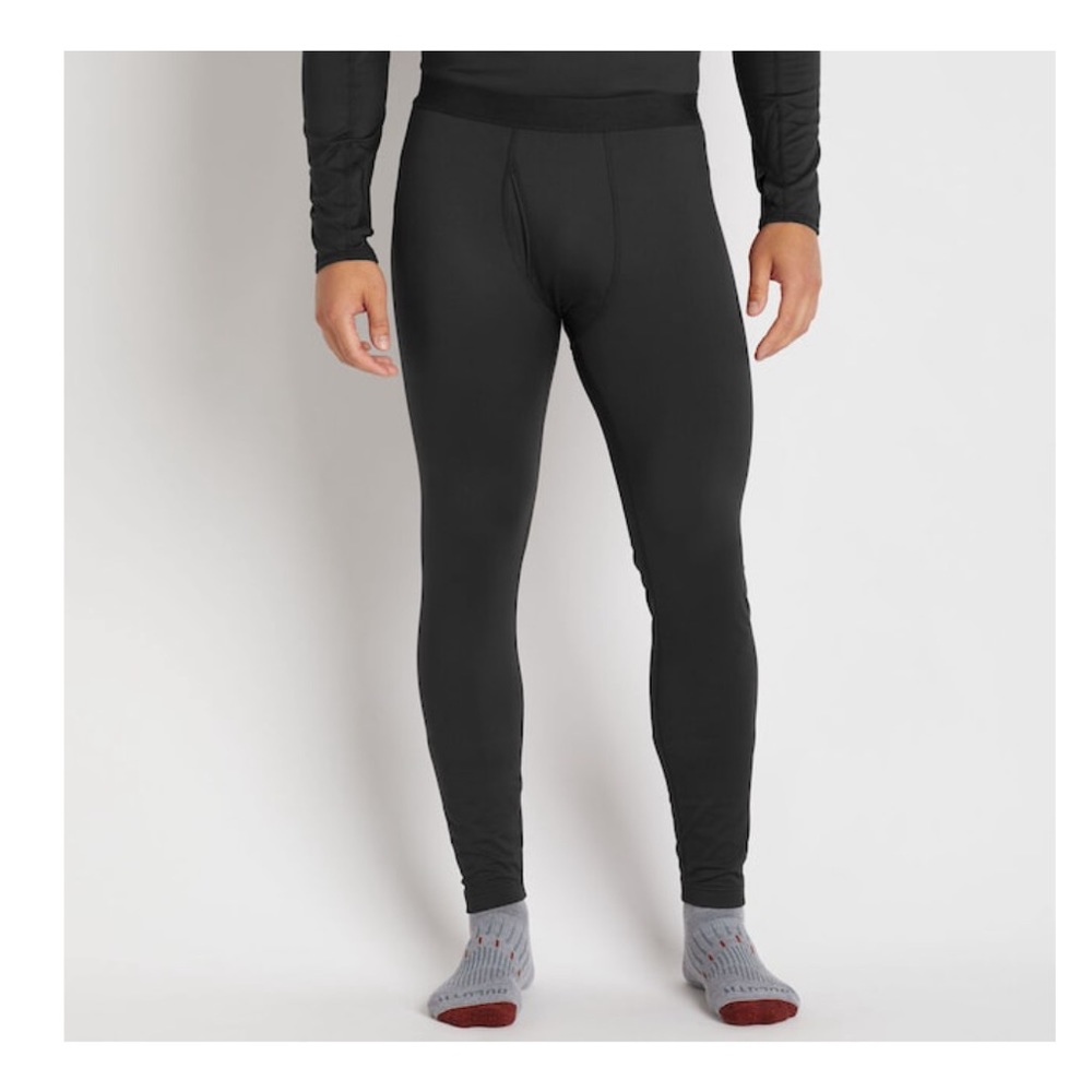 Mens Track Fleece Base Layer Pant by Duluth Trading NWT